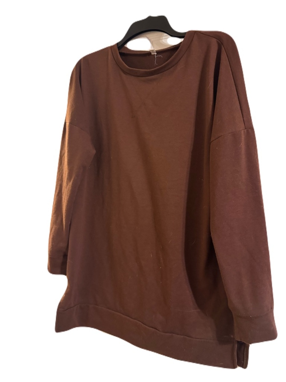 Classic Brown Crewneck Sweatshirt